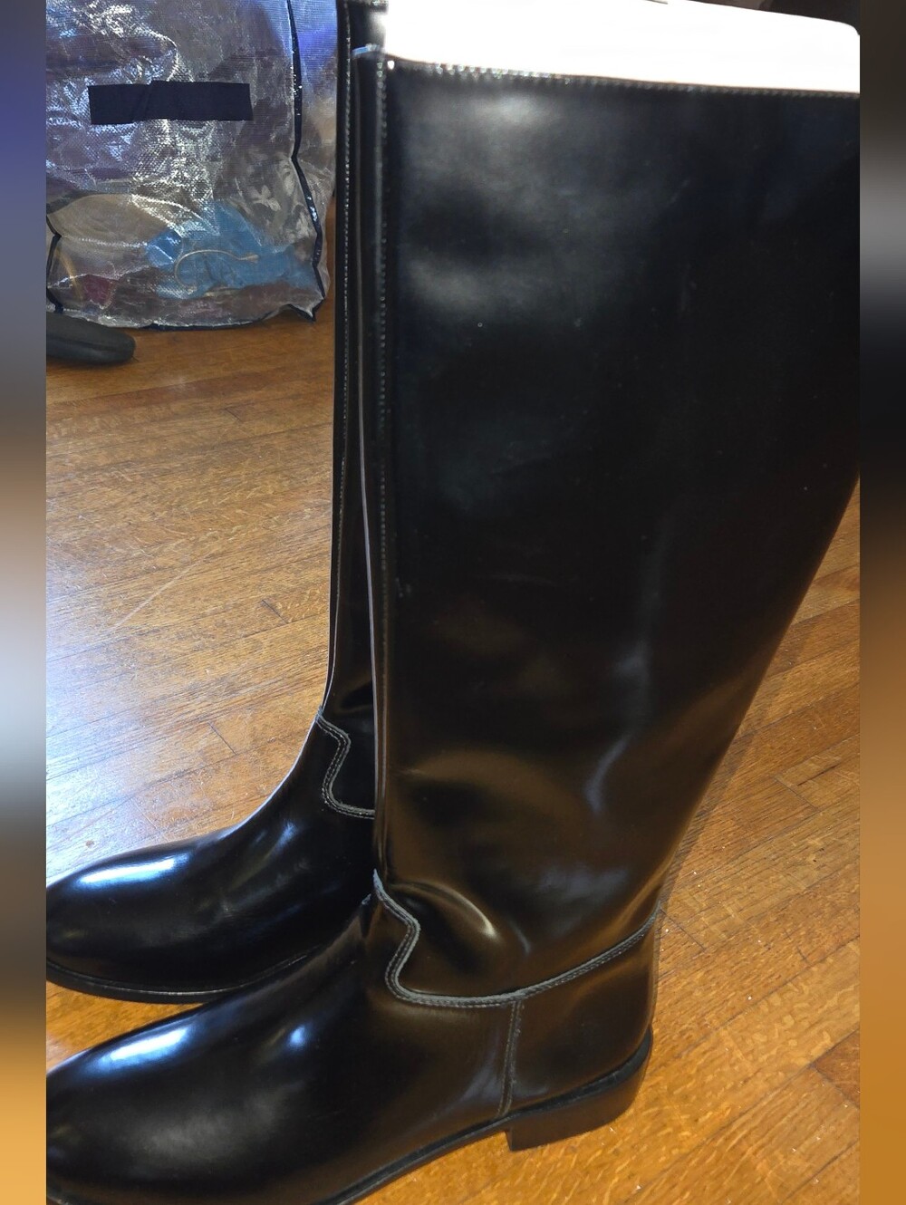 SILENT D Classic Black Riding Boots